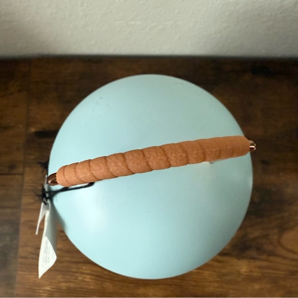 NWT! Hearth & Hand with Magnolia Portable LED Table Lantern Light Blue - Picture 6 of 6